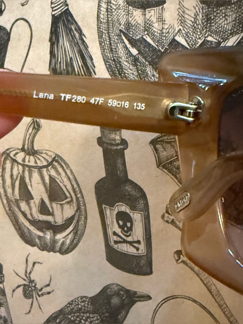 Vintage Tom Ford Caramel Brown 2012 Lana Sunglasses TF280 with Gradient Lenses - Picture 9 of 16